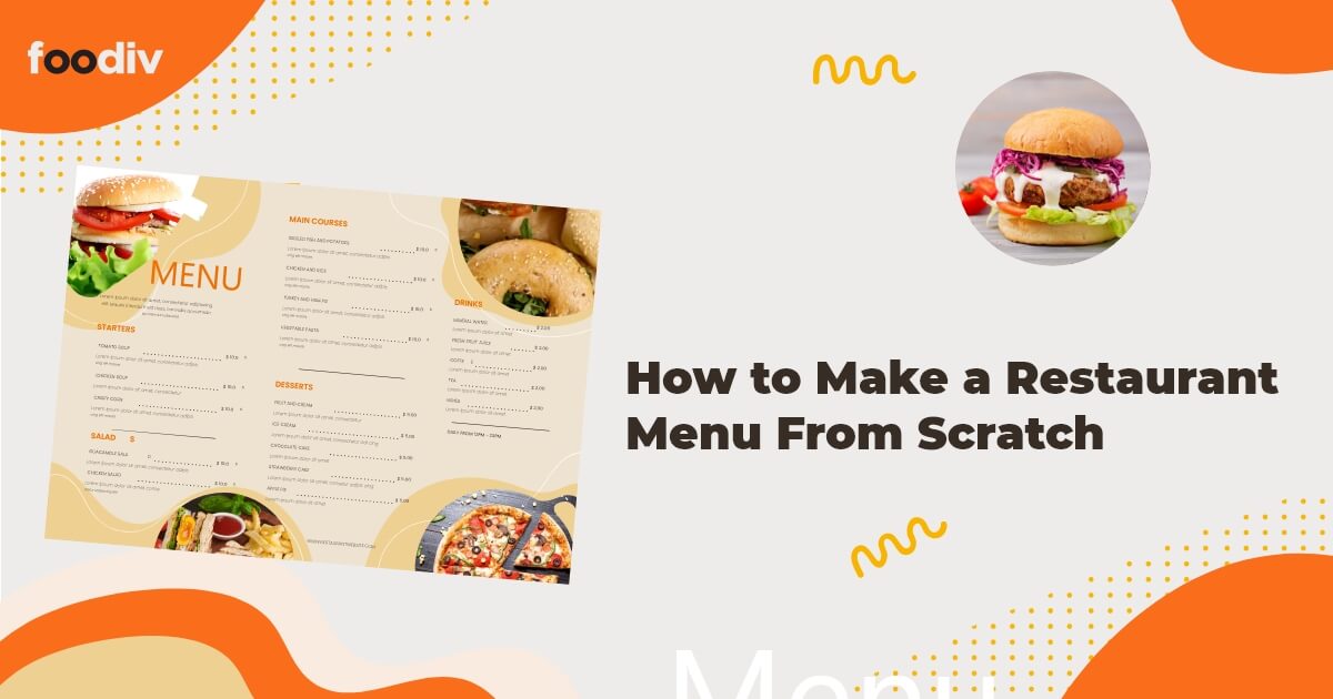 how to make restaurant menu
