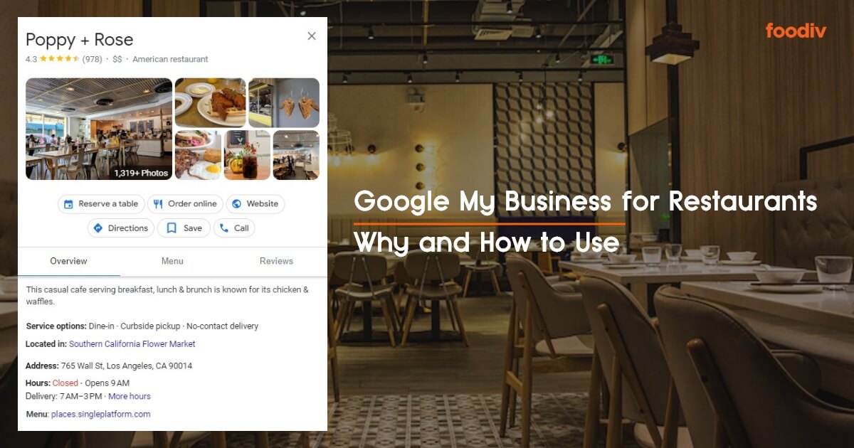 Google My Business for Restaurants