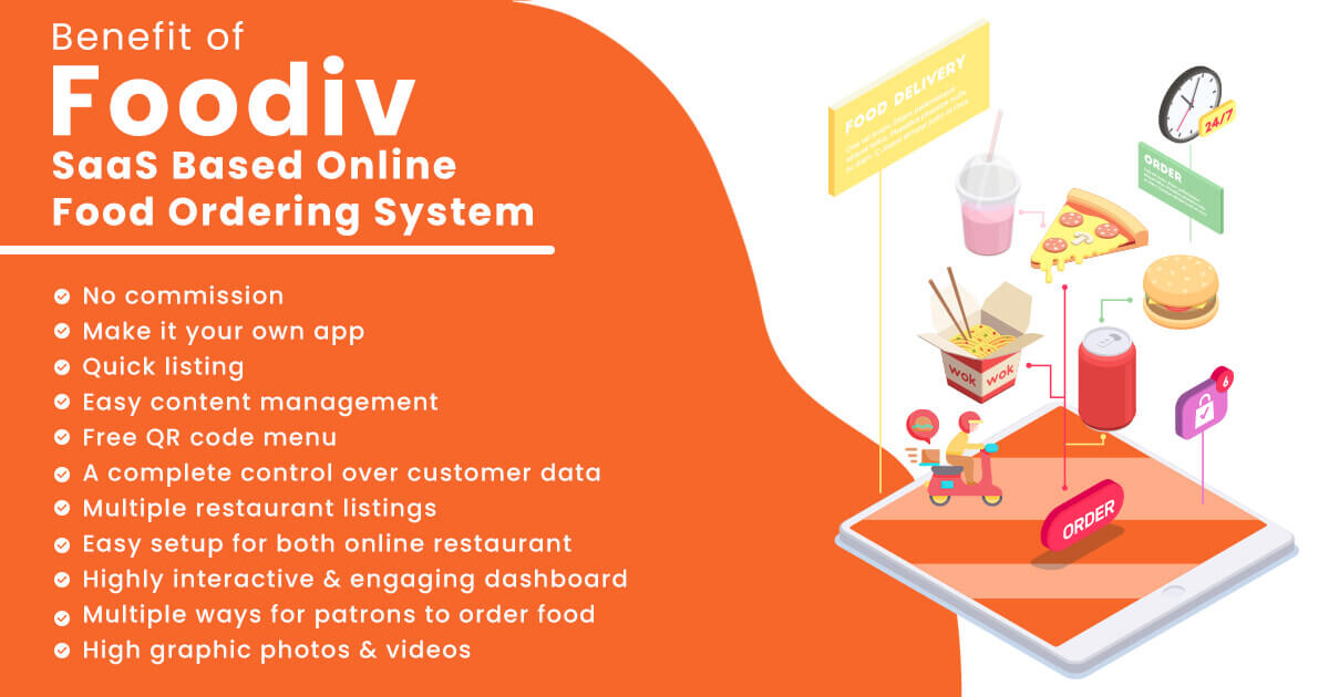 Benefits of Mobile Ordering App like Foodiv