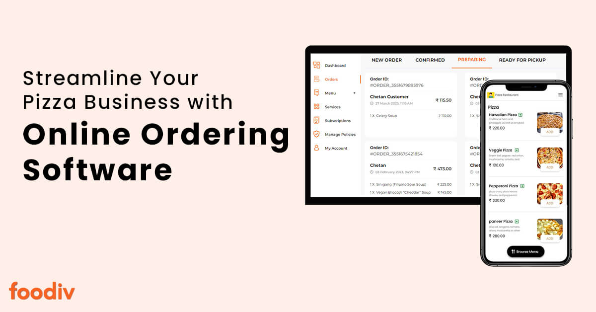 Digital Delights Streamline Your Pizza Business with Online Ordering Software