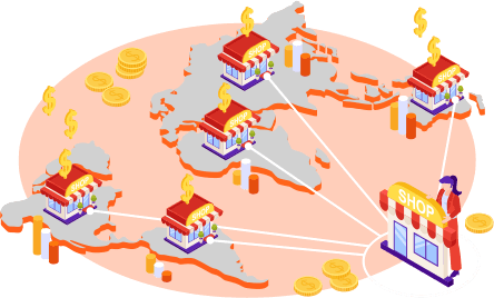 multi chain cafe ordering system