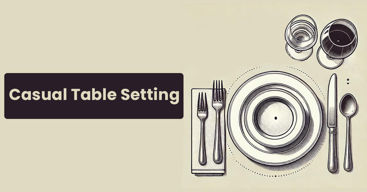 Casual Table Setting Casual Table Setting