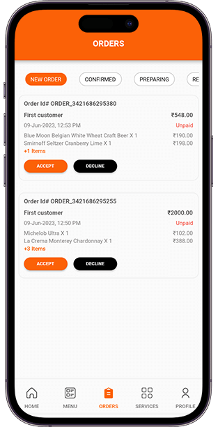 Delivery Software Restaurant App