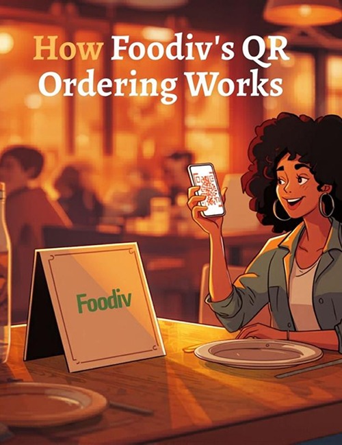 How Foodiv’s QR Ordering System Works