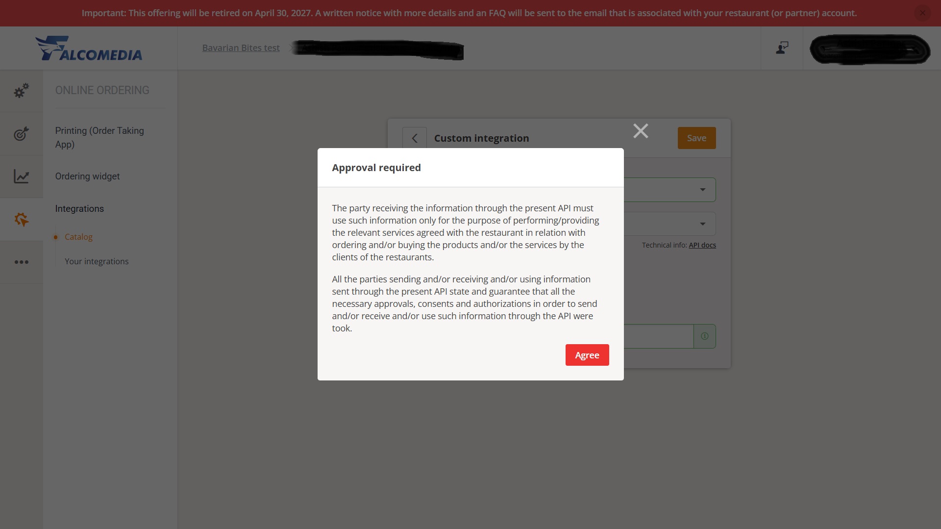 Save the Integration and Approve Access
